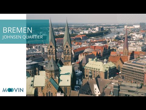 Drohnenaufnahmen für eine bessere Immobilienvermarktung: Das Johnsen-Quartier in Bremen Überseestadt