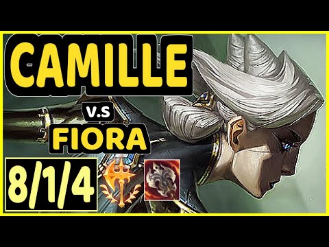 MAGIFELIX (CAMILLE) vs FIORA - 8/1/4 KDA TOP CHALLENGER GAMEPLAY - EUW