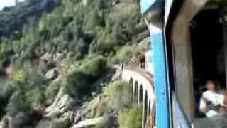 preview picture of video 'CORTE to AJACCIO by rail, CORSICA'