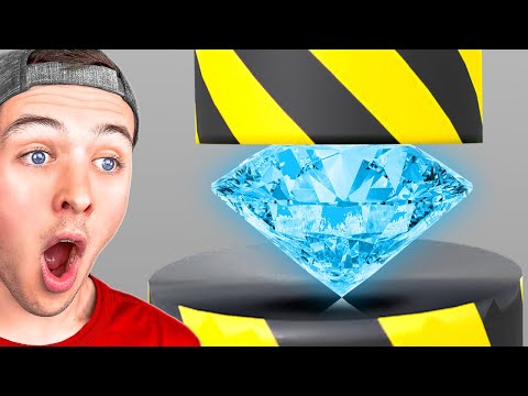 HYDRAULIC PRESS Vs. WORLD'S STRONGEST DIAMOND!