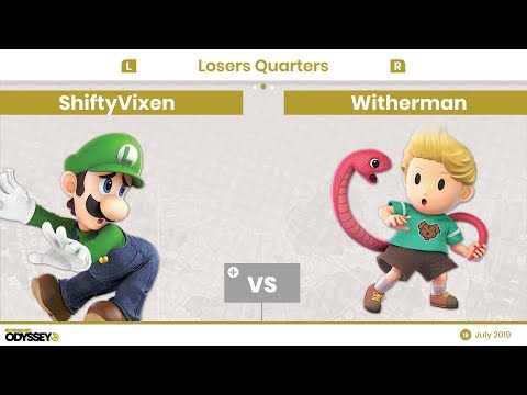 Super Smash Odyssey 6 - Losers Quarters - ShiftyVixen vs Witherman