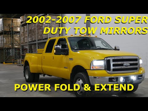 Tow Mirror Install: 2002-2007 Ford Superduty (Add Power Folding & Extending Tow Mirrors) - 08 Style