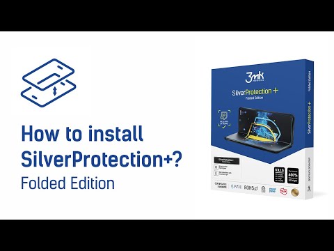 LCD apsauginė plėvelė 3mk Sidabrinis Protection+ Folded Edition Samsung F936 Z Fold4 5G video