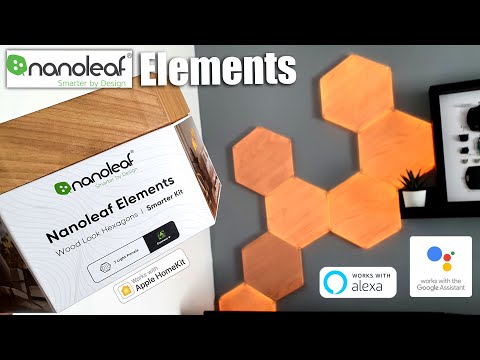 Nanoleaf Elements Wood Look Hexagon Light Panels Review | NON RGB PANELS FROM NANOLEAF WORTH IT?