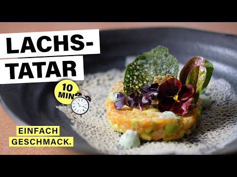 Schnelle Nummer: Lachstatar mit Avocado | einfachgeschmack
