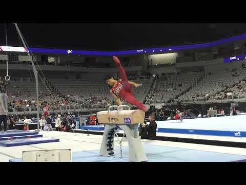 Asher Hong  - Pommel Horse  - 2024 Xfinity U.S. Championships  - Senior Men Day 2