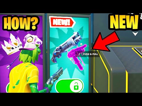 How To Get NEW Push & Pull in 1vs1 with every gun Fortnite