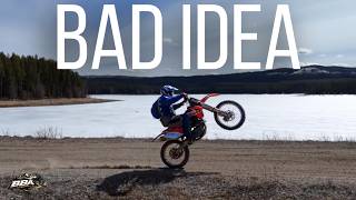 I Tried Riding My T7 Like A Dirtbike