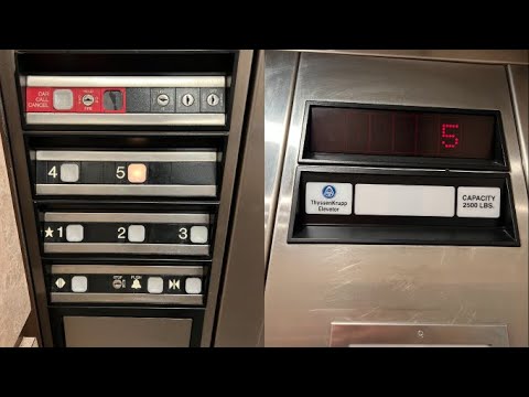 FAST 300 FPM ThyssenDover Traction Elevators @ Prisma Health Richland - 3 Medical Park, Columbia, SC