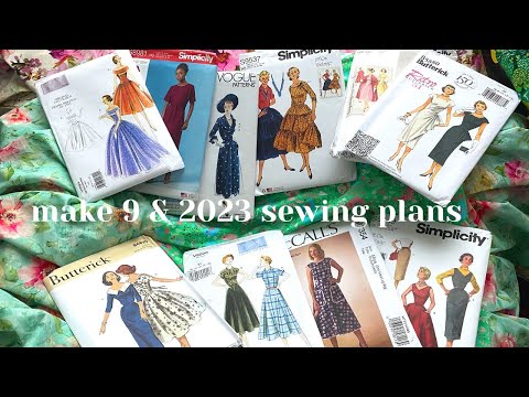 My Make Nine & Other 2023 Sewing Plans