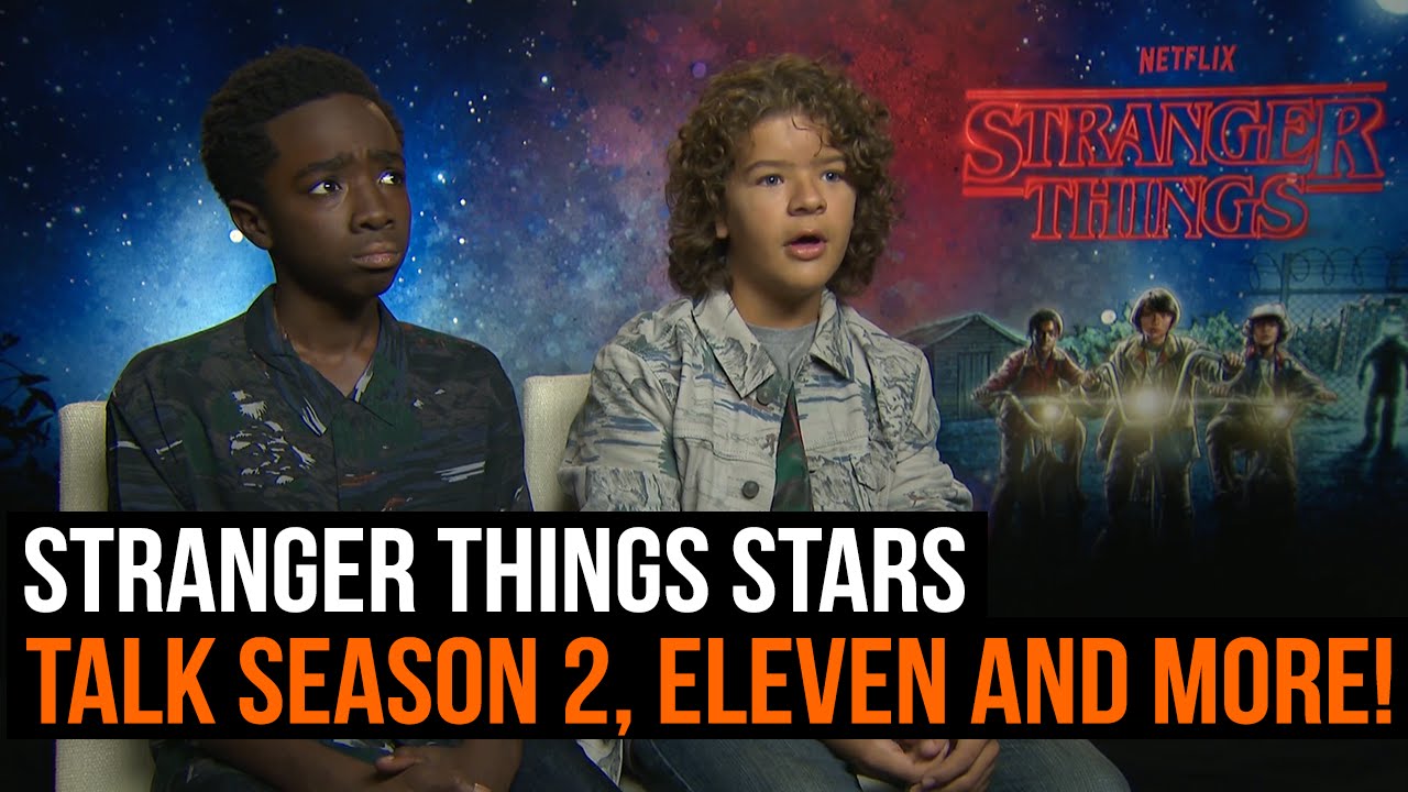 Stranger Things stars talk season 2, Eleven and The Demogorgon - YouTube
