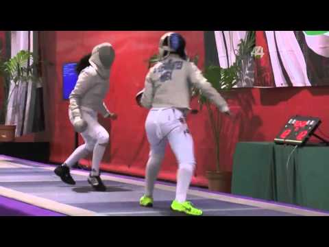 Tania Arrayales domina el sable en el Mundial Junior de Francia