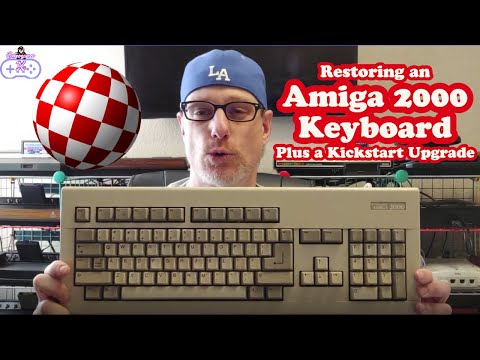 Amiga Keyboard Restoration and Kickstart Rom Install