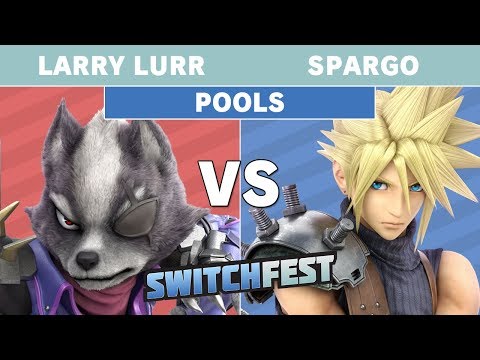 Switchfest 2019 - T1 | LarryLurr (Wolf) Vs Spargo (Cloud) Winners Pools - Smash Ultimate