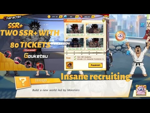 Recruiting/ gacha SSR+ Gouketsu also got gyoro + | OPM the strongest