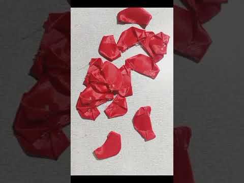 dIY ribbon rose bouquet 🌹✨💐