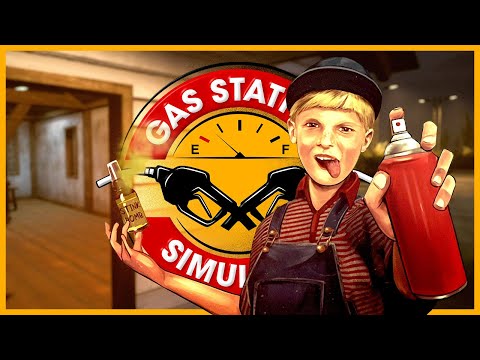 GAS STATION SIMULATOR ⛽ 02: Einfach Farbe über den Dreck