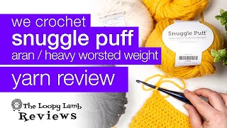 WeCrochet Snuggle Puff Yarn Review