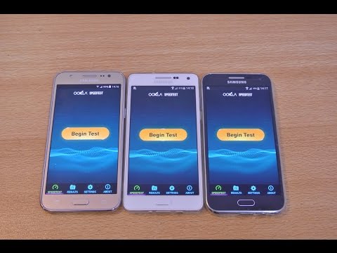 Samsung Galaxy J5 vs E5 vs A5 - Internet Speed Test HD