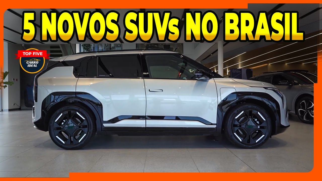 🔥 5 SUVs LANÇAMENTOS irão SURPREENDER NO BRASIL!! Híbridos e Elétricos FUTURÍSTAS E MTO COBIÇADOS!!🔥