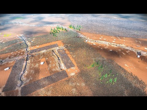 CAN MEDIEVAL ARMY PROTECT CLEOPATRA FROM 500,000 ZOMBIES - UEBS 2