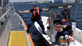 Recreational boating safety patrol with the Coast Guard
