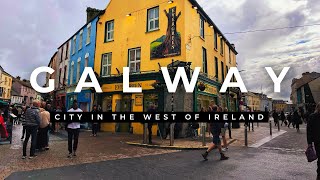 🇮🇪 Galway, Ireland Walking Tour 4k - With Captions