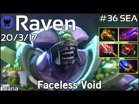 Raven [LOTAC] plays Faceless Void!!! Dota 2 7.19
