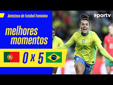 Gols e lances de Portugal x Brasil