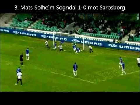 Mats Goberg Solheim sine 4 mål for Sogndal i eliteserien 2011.