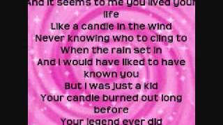 Lauren Alaina- Candle In The Wind w/ lyrics