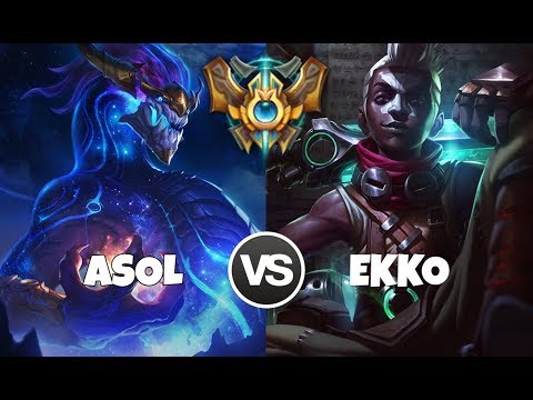[CHALLENGER - 8.10] Aurelion Sol vs Ekko
