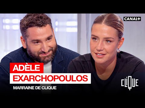 Adèle Exarchopoulos is the first guest and godmother of Clique - CANAL+
