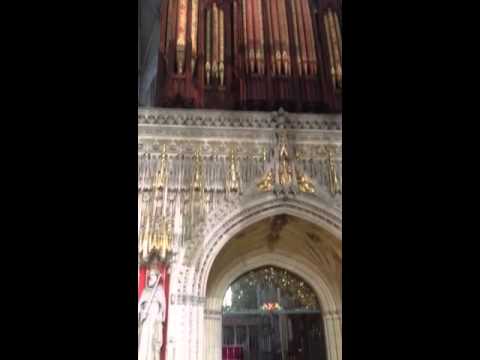 Charles F. Spanner plays Widor's Toccata on York Minster or