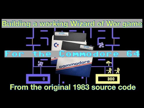 Building Wizard of Wor for the Commodore 64 from the original 1983 source code