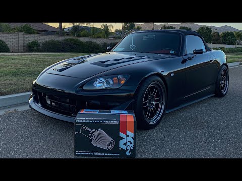 Honda S2000 K&N Cold Air Intake Install!!!