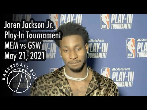 Jaren Jackson Jr., Post-Game Press Conference, Play-In Tournament, MEM vs GSW, May 21, 2021