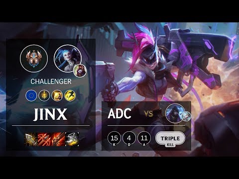 Jinx ADC vs Aphelios - EUW Challenger Patch 10.12