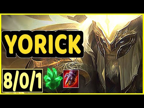 TRUKLAX (YORICK) - 8/0/1 KDA GAMEPLAY - EUW Ranked DIAMOND