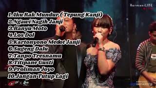 Download lagu DENY CAKNAN Feat. HAPYY ASMARA - AKU RAK MUNDUR (tepung kanji) || Full album terbaru 2020 mp3