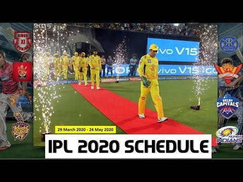 IPL 2020 Complete Schedule | Venue Details | CSK Schedule | #IPL2020