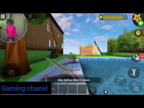 asyik bermain dengan buk guru||scary teacher 3D//episode*5