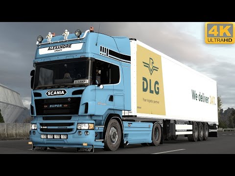 ETS 2 |SCANIA R440| (FRED) JBX+PNG PROMODS MARSEILLE - NIZZA [4K]