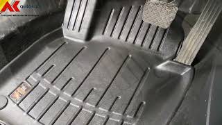3D килимки для VOLKSWAGEN Passat B7 (2010-2014)  з бортиками 30 мм (Stingray). Відео 1