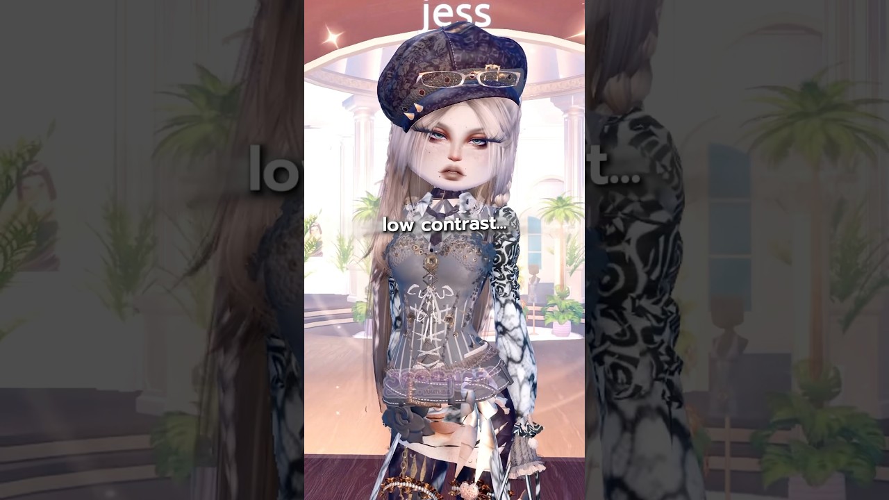 HIGH vs LOW CONTRAST outfits in #dti #dresstoimpress #roblox #style #fashion #compare #trend #viral