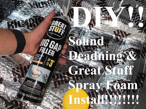 Project Ford Ranger 4x4: 4 Sound Deadening and Great Stuff Foam