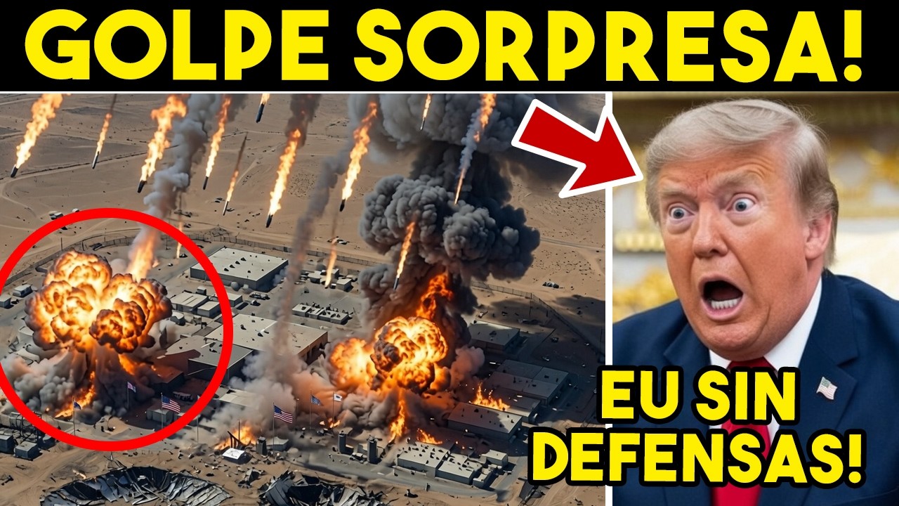 CONTRAGOLPE BRUTAL! IRAN DESTROZA BASE EEUU, CAEN SOLDADOS. TRUMP EN SHOCK, HUMILLACION TOTAL