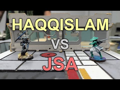 Infinity N5 Battle Report - Haqqislam vs JSA (Hardlock)