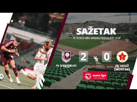 SAŽETAK: FK Sarajevo 2:0 FK Velež Mostar / 8. Kolo WWIN Liga BiH (2025/2026)
