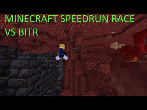 Ghostly Uchi - Minecraft speedrun race vs BITR on the seed Nether